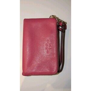 Vintage Coach Leather Wallet  Pink